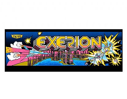 Adhesivo Arcade Exerion vinilos bartop arcade, vinilos de bartop, vinilos bartop precios 02240