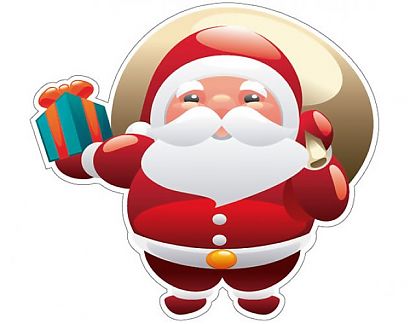  Vinilo Decorativo adorno para Navidad Papá Noel - Santa Claus 5 Pegatinas Navidad Ventanas 0611