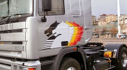  Vinilo adhesivo especial para camiones PEGASO TRONER 08638