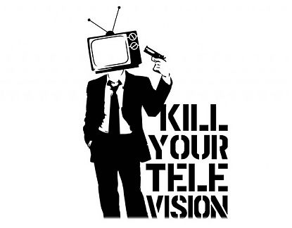  Vinilo Stencil Kill Your Television 02721