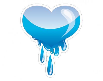  Sticker de Vinilo especial enamorados Love Blue pegatinas de enamorados, pegatinas love, pegatinas corazones colores, pegatinas con corazones 01038