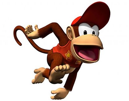 Sticker troquelado Adhesivo Diddy Kong 02009