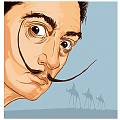  Vinilo Mural Decorativo Salvador Dalí venta de murales de vinilo, murales en vinilo, murales en vinilo adhesivo 0794