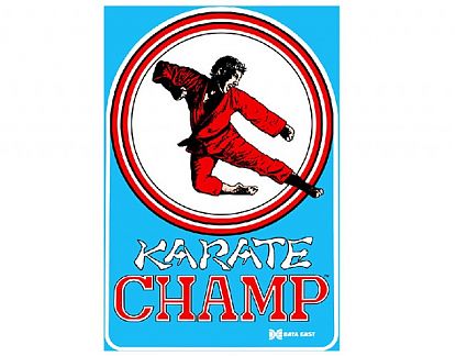  Adhesivo Videojuegos Clásicos Karate Champ 2 - vinilos personalizados BARTOP - vinilos para maquina arcade 02256