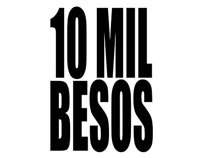  Vinilo Decorativo 10000 besos - vinilos pared dormitorio 03086