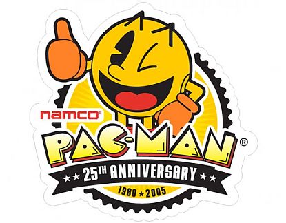  Sticker de Vinilo Troquelado Pac Man 25 aniversario - vinilos BARTOP arcade - decoraciones MUEBLES BARTOP 01009