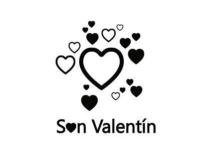  Vinilos adhesivos de corazones para San Valentín 04815