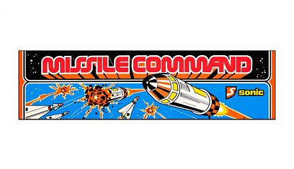 Marquesina Missile Command – Vinilo para Máquina Recreativa 010049