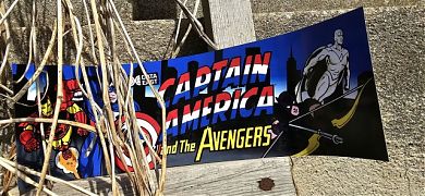 Vinilo Adhesivo para Marquesina BARTOP y ARCADE - Captain America and the Avengers