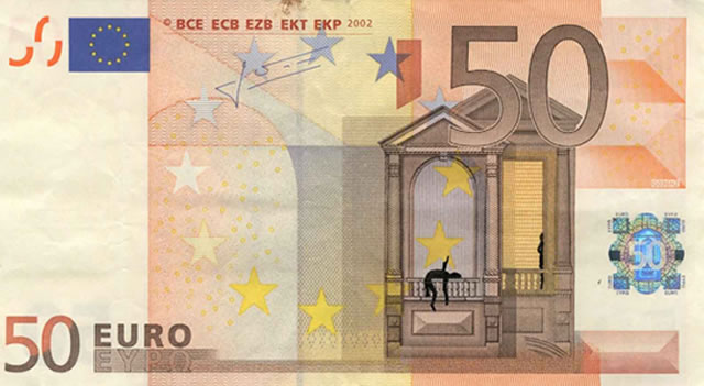  banknote bombing 50 euro banknote