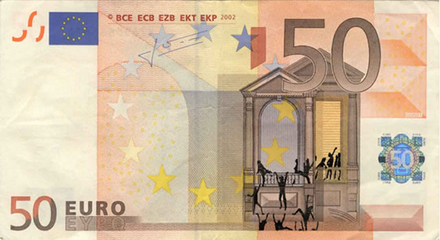  banknote bombing 50 euro banknote