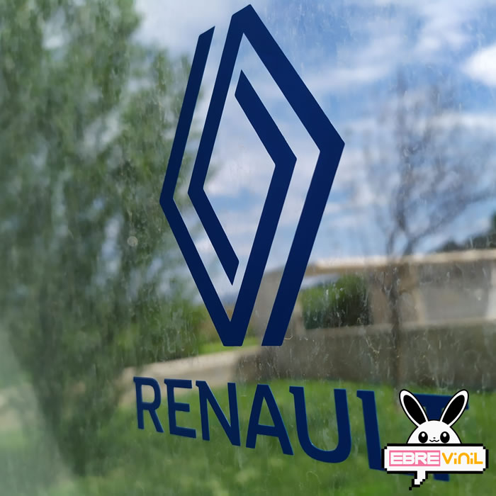 El nuevo logo de Renault vinilo adhesivo, sticker, decoraciones