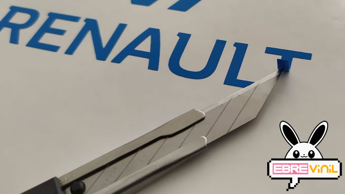Renault estrena nuevo logotipo, vinilos, adhesivos, pegatinas, stickers