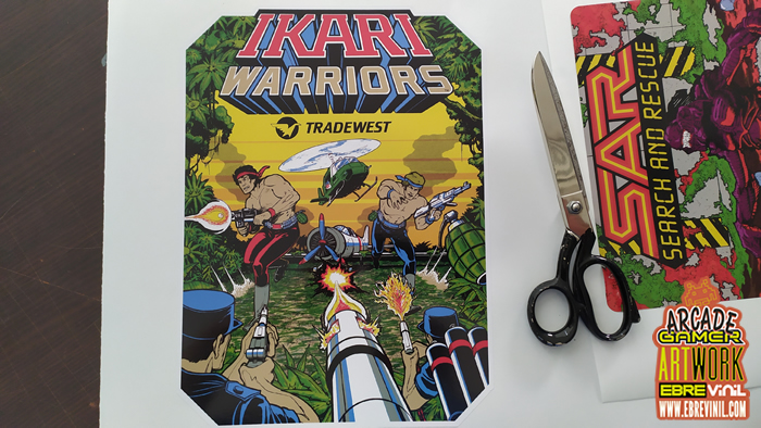 VINILO arcade ikari warriors