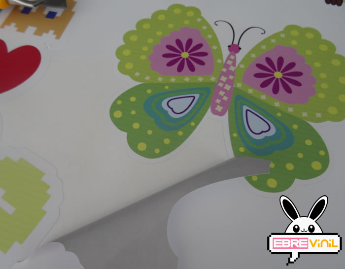 adhesivos decorativos infantiles mariposas
