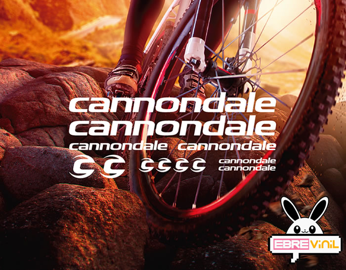 adhesivos pegatinas vinilos bicicletas Cannondale