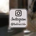  Adhesivo en vinilo para promocionar tu página de Instagram 05019