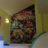 ¿Unas Artes finales en vinilo adhesivo del videojuego Ghosts'n Goblins pueden decorar las paredes de una habitación?