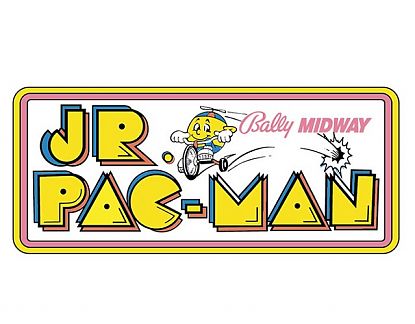  Vinilo Arcades Clásicos Jr. Pac-Man vinilos para maquina arcade, vinilos bartop arcade, bartop arcade, bartop mueble 03297