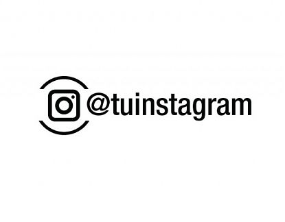  Vinilo personalizado para negocios con tu dirección de Instagram 06003