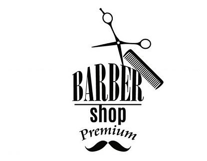  Vinilo decorativo para barberías Barber Shop Premium 04928