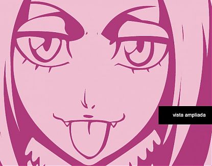  Sticker de Vinilo Tema Manga Pequeña Vampiresa 01337