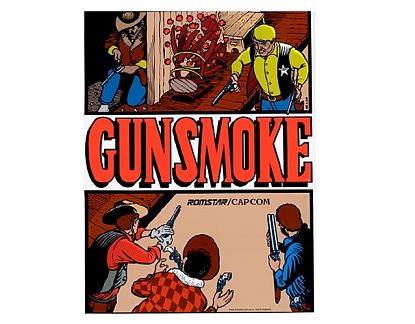  Adhesivos videojuegos clásicos Guns Smoke 03980