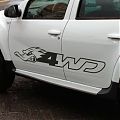  Vinilo Decorativo DACIA 4WD con Cabeza de Pato Agresivo 08887