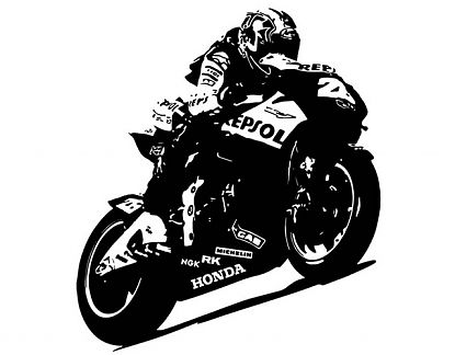  Moto GP Dani Pedrosa - vinilos decorativos de alta calidad, venta de vinilos decorativos, tienda de vinilos decorativos 03215