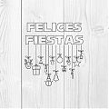  Vinilo Decorativo Navideño: FELICES FIESTAS - Celebra la Temporada con Estilo y Alegría 08853
