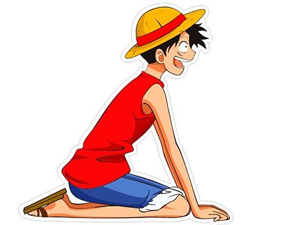  Sticker Vinilo Manga Luffy 6 01577