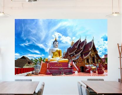  Fotomural impreso sobre vinilo adhesivo buda tailandés 07087