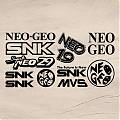  Colección de vinilos adhesivos de corte NEO-GEO, SNK, SUPER NEO 29, NEO 19, MVS 07557