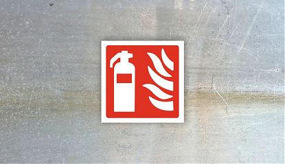  Adhesivo señal extintor - extintor señal vinilo - Pegatina señal extintor de incendios 08082