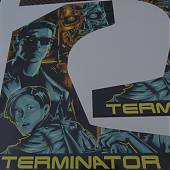 Artes decorativas con temática de Terminator para los laterales de una BARTOP