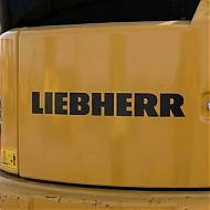 Vinilo LIEBHERR de corte personalizado para maquinaria industrial, camiones y vehículos 09975