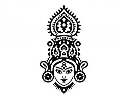  Vinilo Adhesivo Diosa de la India - vinilos decorativos para ventanas, puertas, armarios y muebles 02992