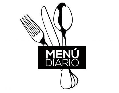  Vinilo especial restaurantes y bares para anunciar el Menú Diario 04990