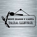  Vinilo decorativo para restaurantes y bares MENÚ DIARIO Y CARTA PARA LLEVAR 07404