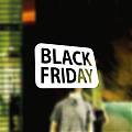  Vinilo adhesivo BLACK FRIDAY (viernes negro) para tiendas y escaparates 06126