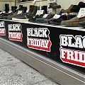  Vinilo  Black Friday Blanco y Rojo - Tira Adhesiva Modular Empalmable para Escaparates 2026 010014