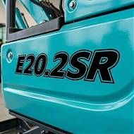 Vinilo adhesivo E20.2SR de corte para maquinaria Kobelco 09971
