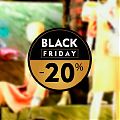  BLACK FRIDAY - Vinilo impreso personalizado a todo color especial escaparates tiendas 06133