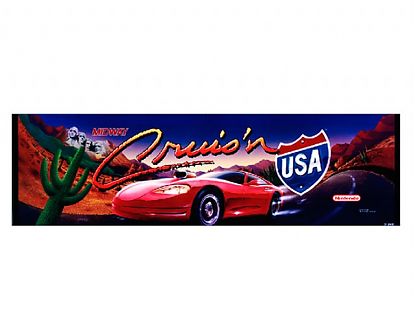 Adhesivo Recreativas Crusin USA - vinilos personalizados BARTOP - vinilos para maquina arcade 02231