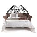  Cabecero de cama en vinilo adhesivo - vinilos decorativos dormitorio, vinilo decorativo cabeceros de cama, vinilos decorativos pared dormitorio 03550
