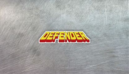  ¡Sumérgete en la nostalgia del legendario videojuego DEFENDER con nuestro vinilo adhesivo troquelado de alta calidad! 08760