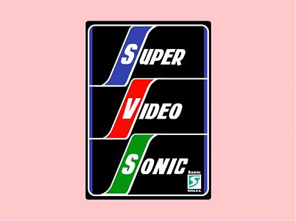  Super Video Sonic Arte lateral mueble en vinilo adhesivo - vinilos personalizados BARTOP - vinilos para maquina arcade 06808