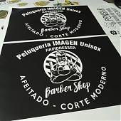 Vinilos personalizados para una peluquería