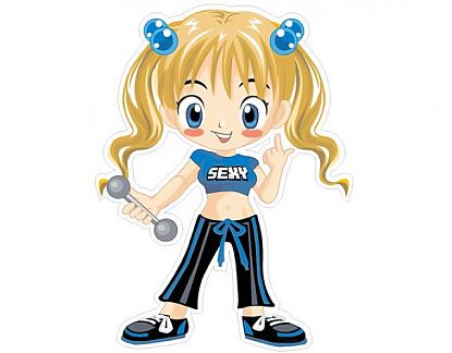  Pegatina de Vinilo Decorativo Manga 0462