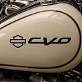  Vinilo Adhesivo Harley-Davidson CVO | Pegatina de Corte Digital para Moto Custom | Personalizado en Color y Medida 09986